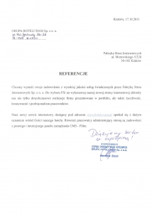 GRUPA HOTELI WAM Sp. z o.o.